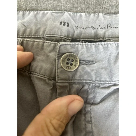 Travis Mathew Pants Mens 35x34 Chino Pockets Gray Straight Fit Casual Golf - Picture 4 of 6